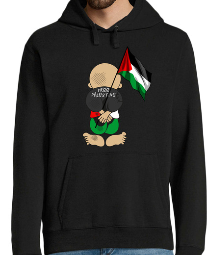 Sweat-shirt À Capuche Pour Homme Palestine libre patriotique palestinien