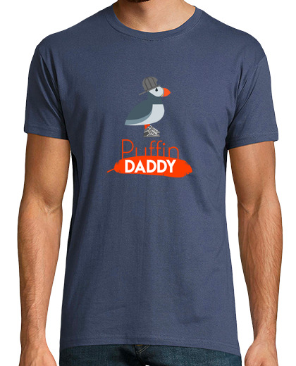 T-shirt uomo manica corta puffin daddy