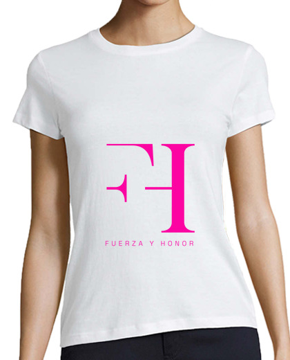 Image of women's t shirt 2 faces. the benefits of this garment will go in full to the soltra foundation