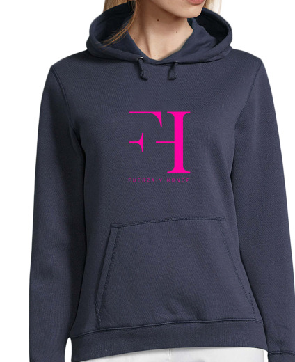 Image of 2-sided women's sweatshirt. the benefits of this garment will go in full to the soltra foundatio