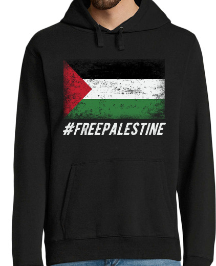 Sweat-shirt À Capuche Pour Homme Palestine libre