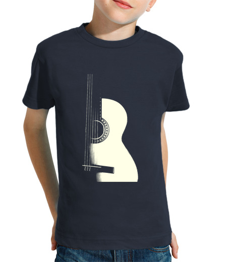 Tee Shirt Pour Enfant Manche Courte guitare