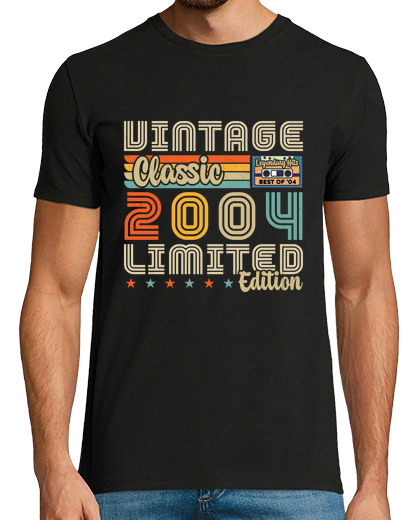 Image of retro vintage birthday 2004 20 years