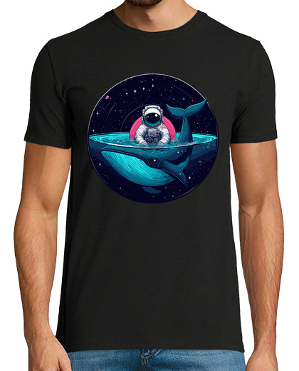 Image of Astronaut swimming with whale friend
