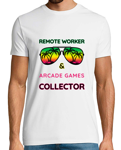 Image of Remote worker and arcade games collecto