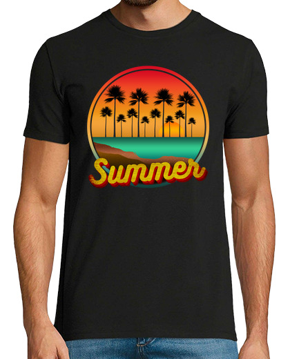 Image of summer sunset beach