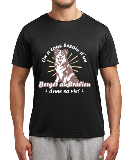 Image of an australian shepherd in his life