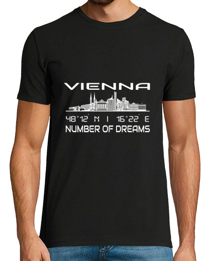 Image of GPS Coordinates Capital Vienna Skyline