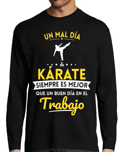 Image of a bad day of karate is better than work
