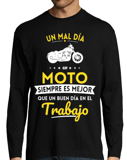 Image of a bad day on a motorcycle is better tha