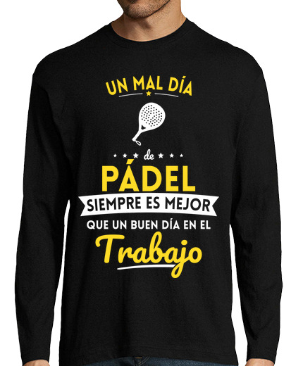 Image of a bad day of padel is better than work