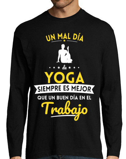 Image of a bad day of yoga is better than work