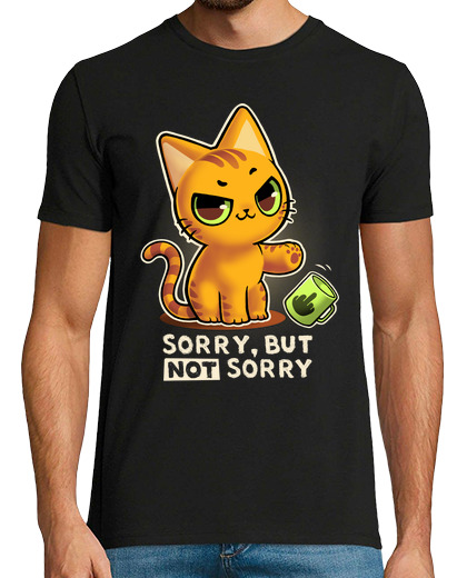 Image of sorry but not sorry - sassy cat - cute but rude