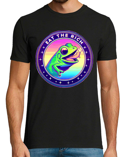 Image of Psychedelic Eat the Rich Frog