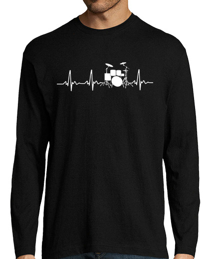 Image of Drummer heartbeat - funny gift idea