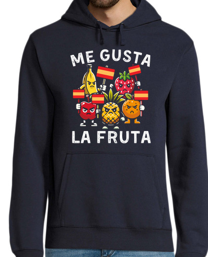 Sweat-shirt À Capuche Pour Homme J39aime les fruits