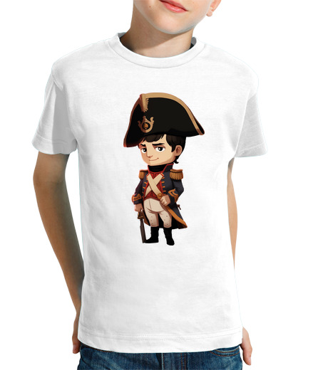 Tee Shirt Pour Enfant Manche Courte Napoleon Bonaparte petit empereur