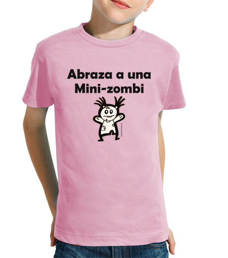 T-shirt bambino manica corta mini-zombie ragazza