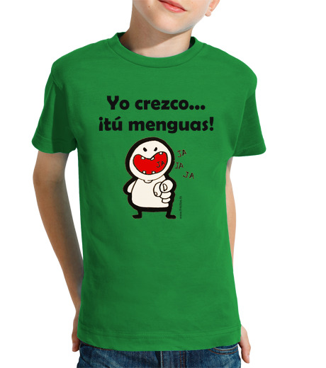 T-shirt bambino manica corta crescere