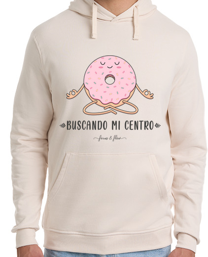Image of man sweatshirt looking for my center