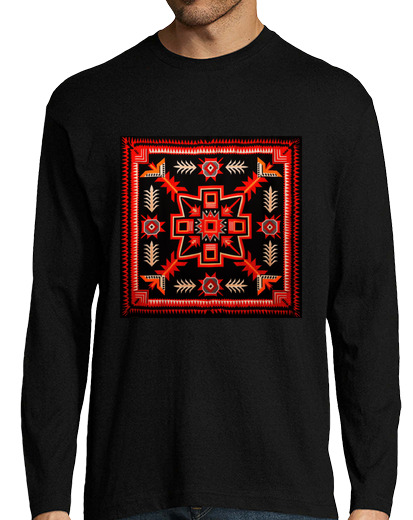 Image of Native American Comanche Cloth Pattern