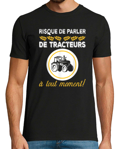 Image of risk of talking about farmer tractors