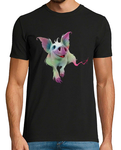 Image of Psychedelic colorful Pig