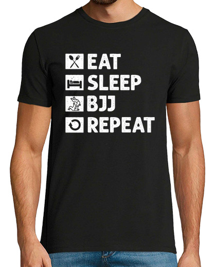 Image of Brazilian Ju Jitsu Eat Sleep Repeat