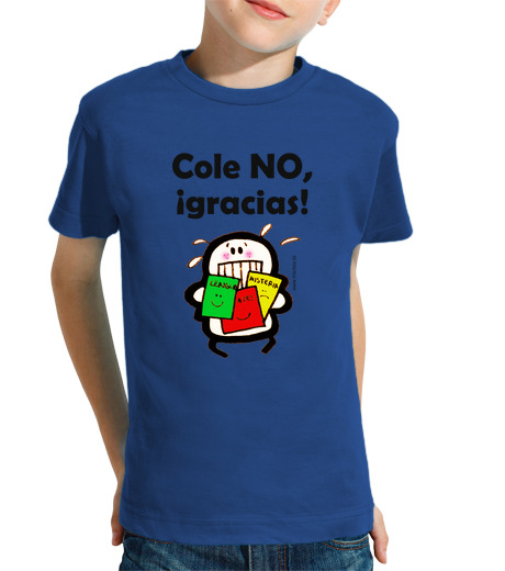 T-shirt bambino manica corta cole no