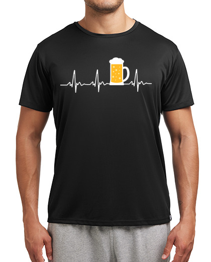 Image of Beer Heartbeat - beer lovers funny gift idea