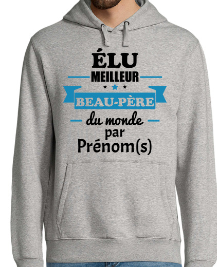 Sweat-shirt À Capuche Pour Homme Meilleur beau-père,cadeau beau-papa