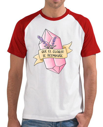 Image of baseball t shirt may the quartz be with you