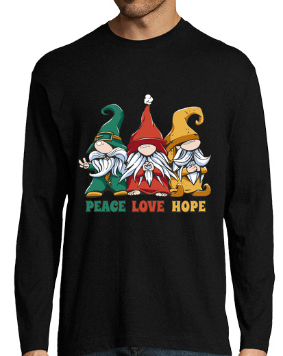 Image of Gnome Trio Peace Love Hope Harmony
