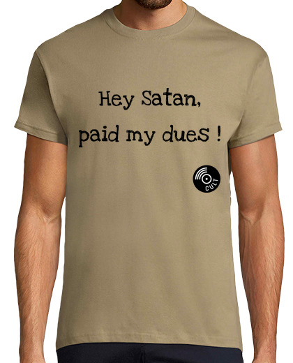 Image of hey satan paid my dues highway to hell