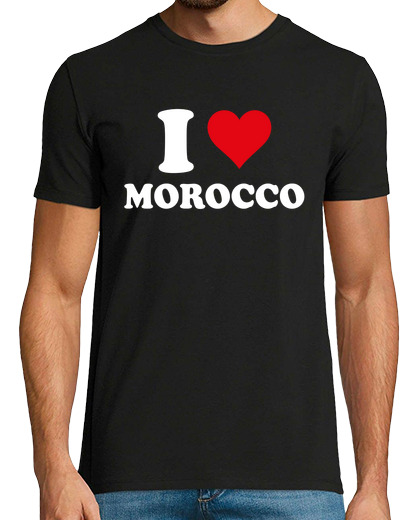 Image of i love morocco heart moroccan gift
