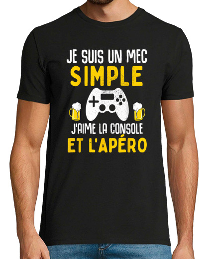 Image of gift gamer geek funny guy simple aperit