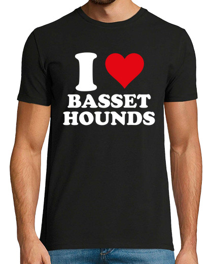 Image of I Love Basset Hounds I Heart Basset