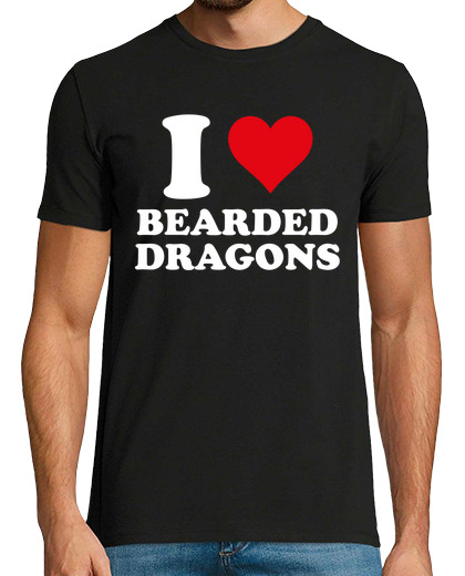 Image of I Love Bearded Dragons I Heart Bearded