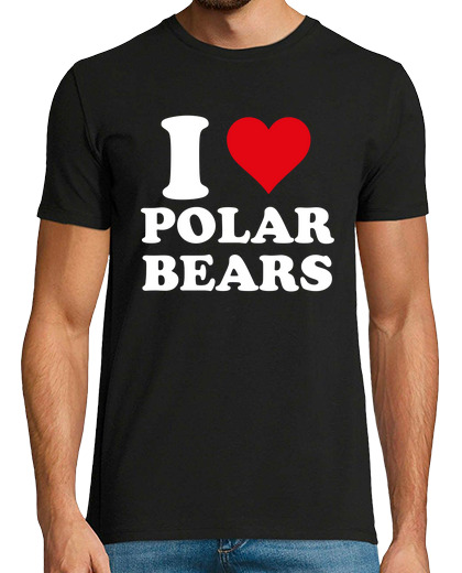 Image of I Love Polar Bears I Heart Polar Bear