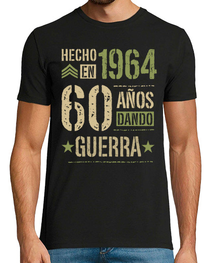 Image of made in 1964 60 years giving war 60th birthday born in 1964