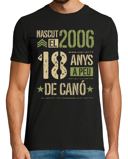 Image of nascut 2006 18 years a peu de canó catalan 18th birthday gift in catalan