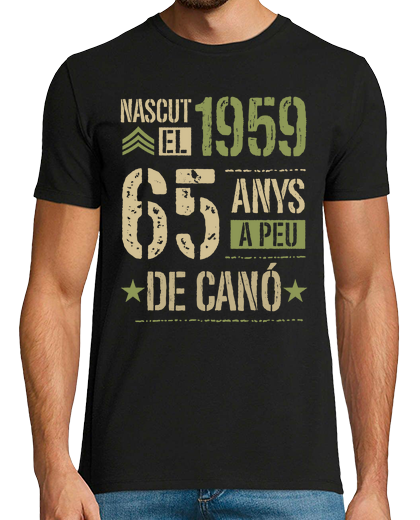 Image of nascut el 1959 65 years a peu de canó catalan 65th birthday gift in catalan