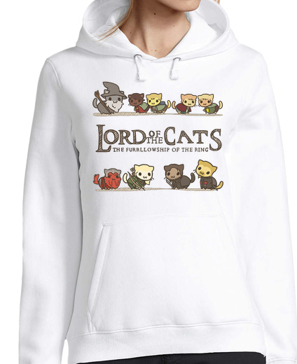 Sweat-shirt À Capuche Pour Femme seigneur des chats