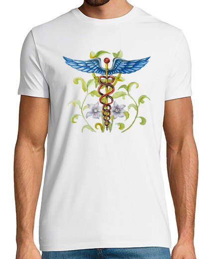 Image of A Botanical Caduceus Cutout - Blossomin