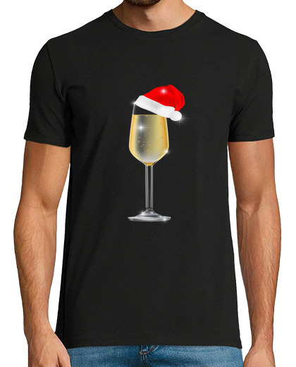 Image of christmas champagne humor party celebra