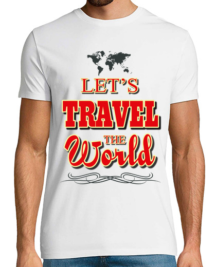 Image of Let us travel the world with world map