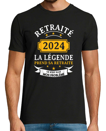 Image of the legend retires - retired humor t-sh