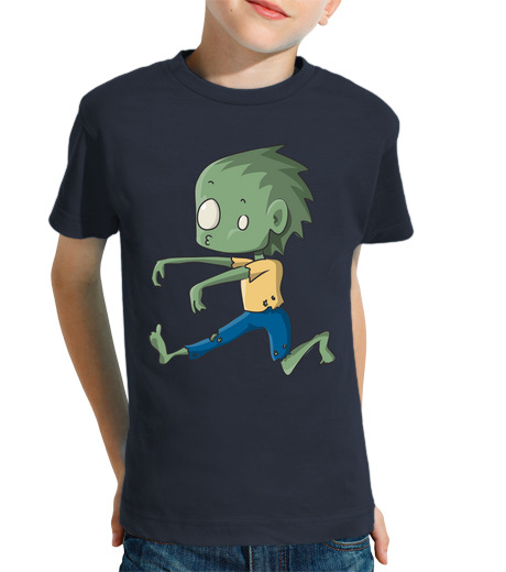 T-shirt bambino manica corta zombie