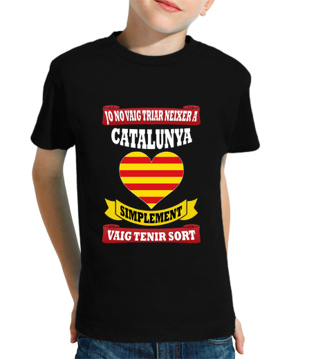 T-shirt bambino manica corta néixer catalunya sorta