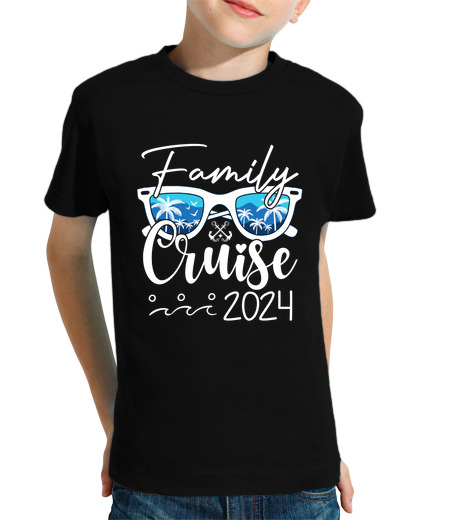 Tee Shirt Pour Enfant Manche Courte croisière en famille 2024 voyage vacanc